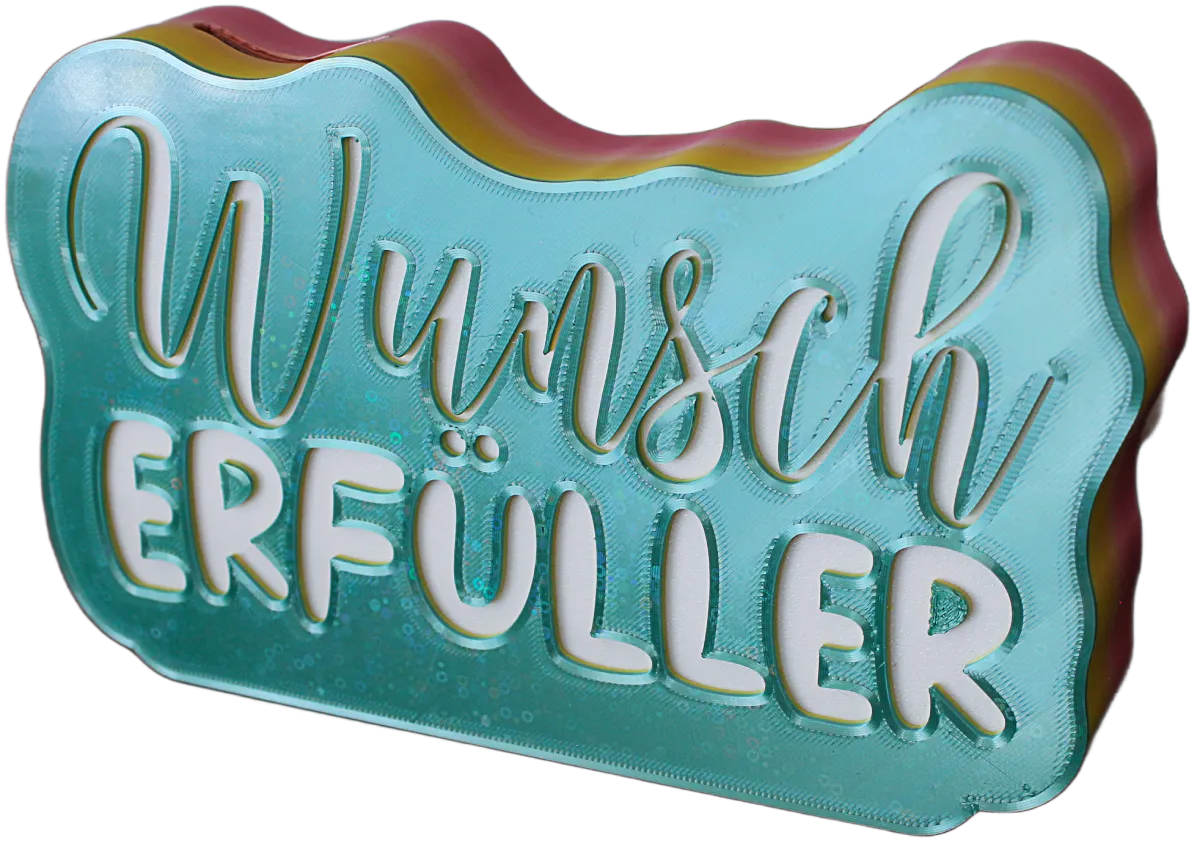 Personalisierte Spardose aus dem 3D-Drucker